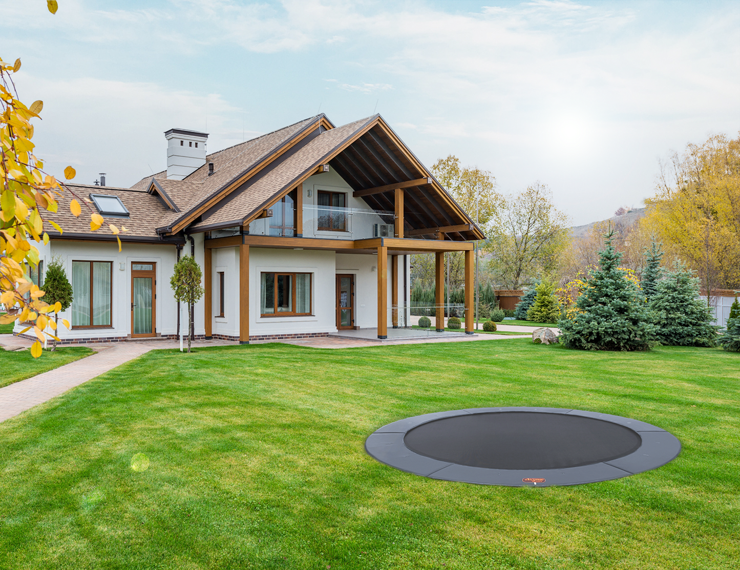 15' Round Pro-Line Inground Trampoline