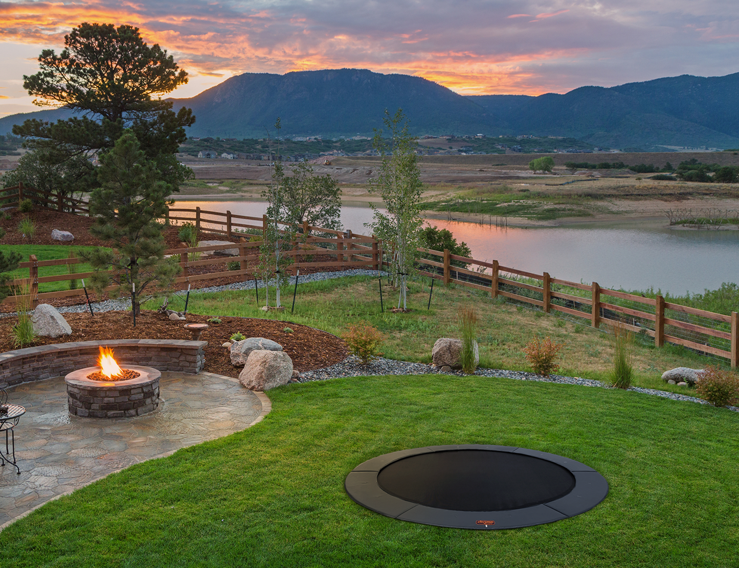 15' Round Pro-Line Inground Trampoline