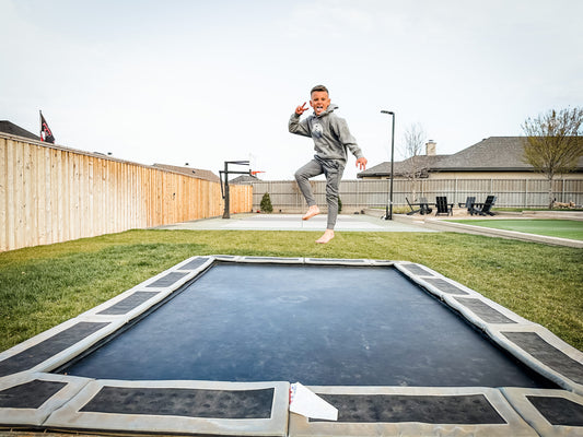 Rectangle Pro-Line Avyna Inground Trampoline