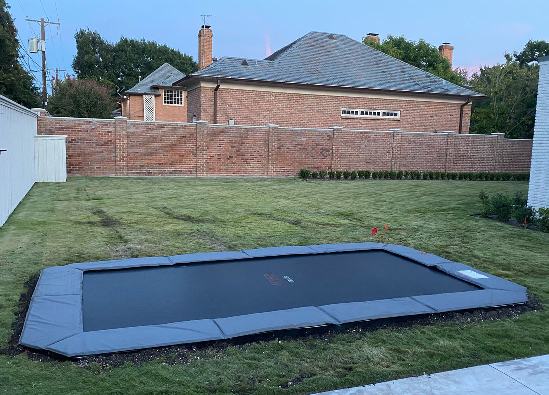 Superior In-Ground Trampoline Design Reduces Installation Cost