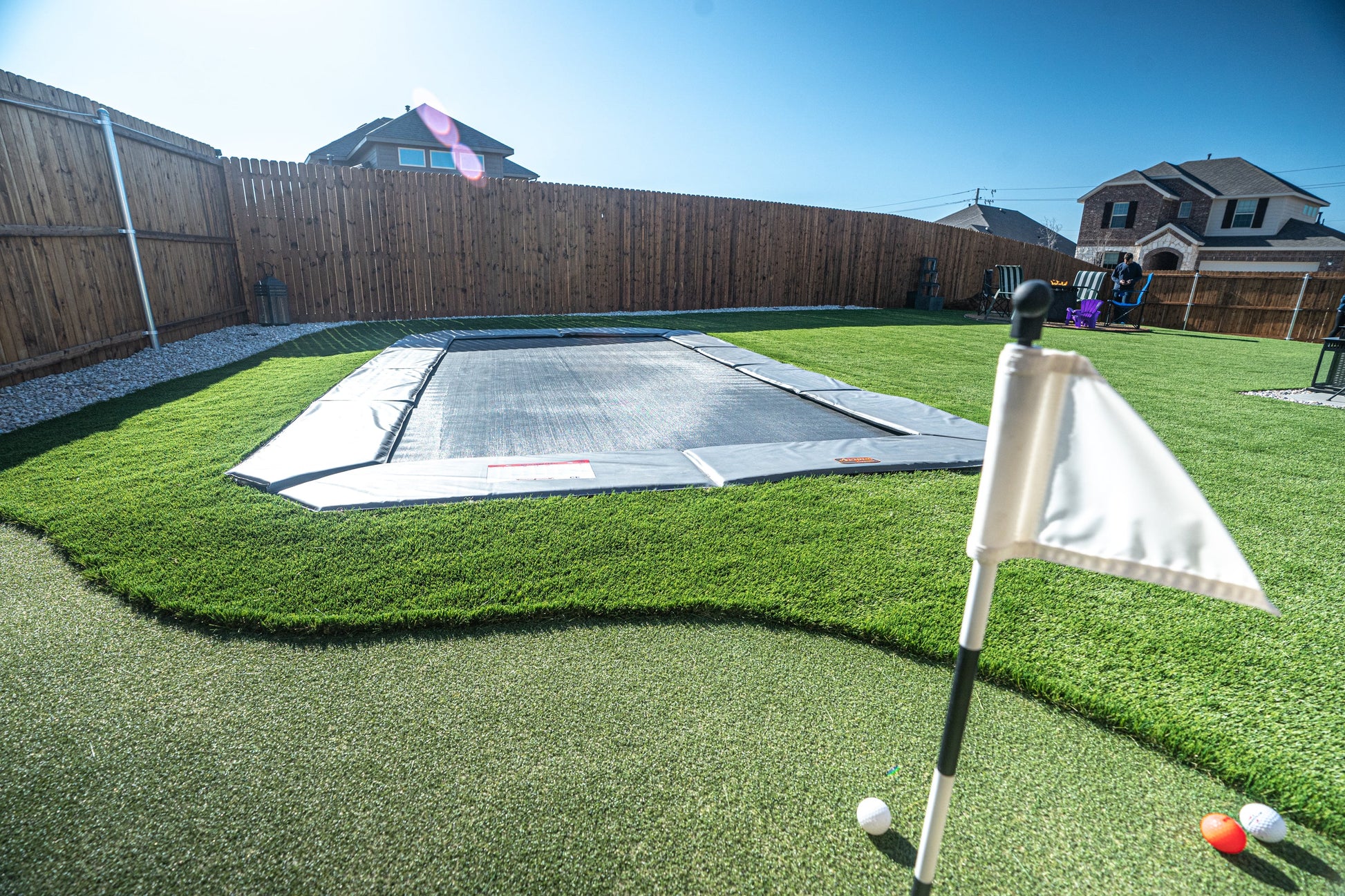 Rectangular Pro-Line Inground Trampoline