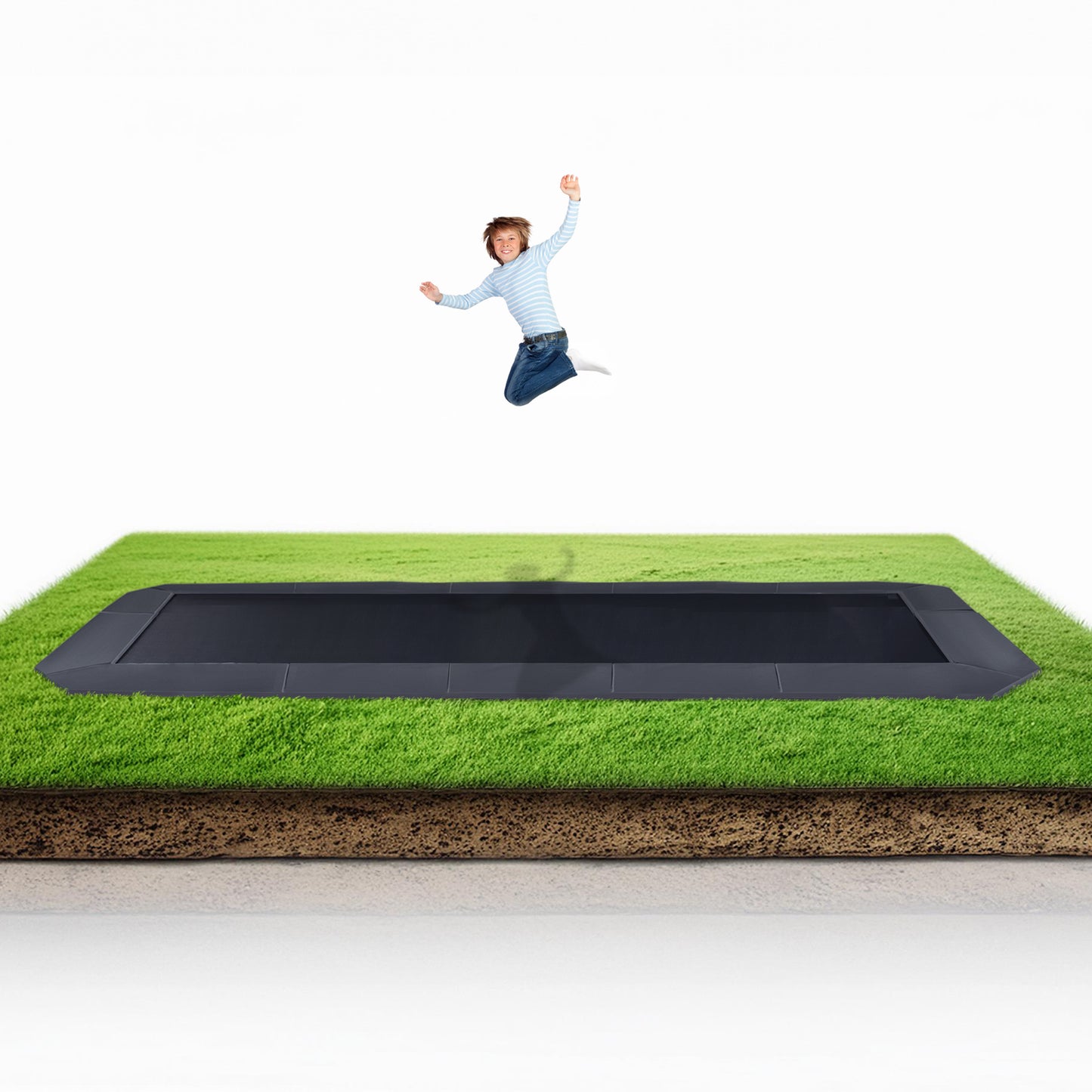 Trampoline inground