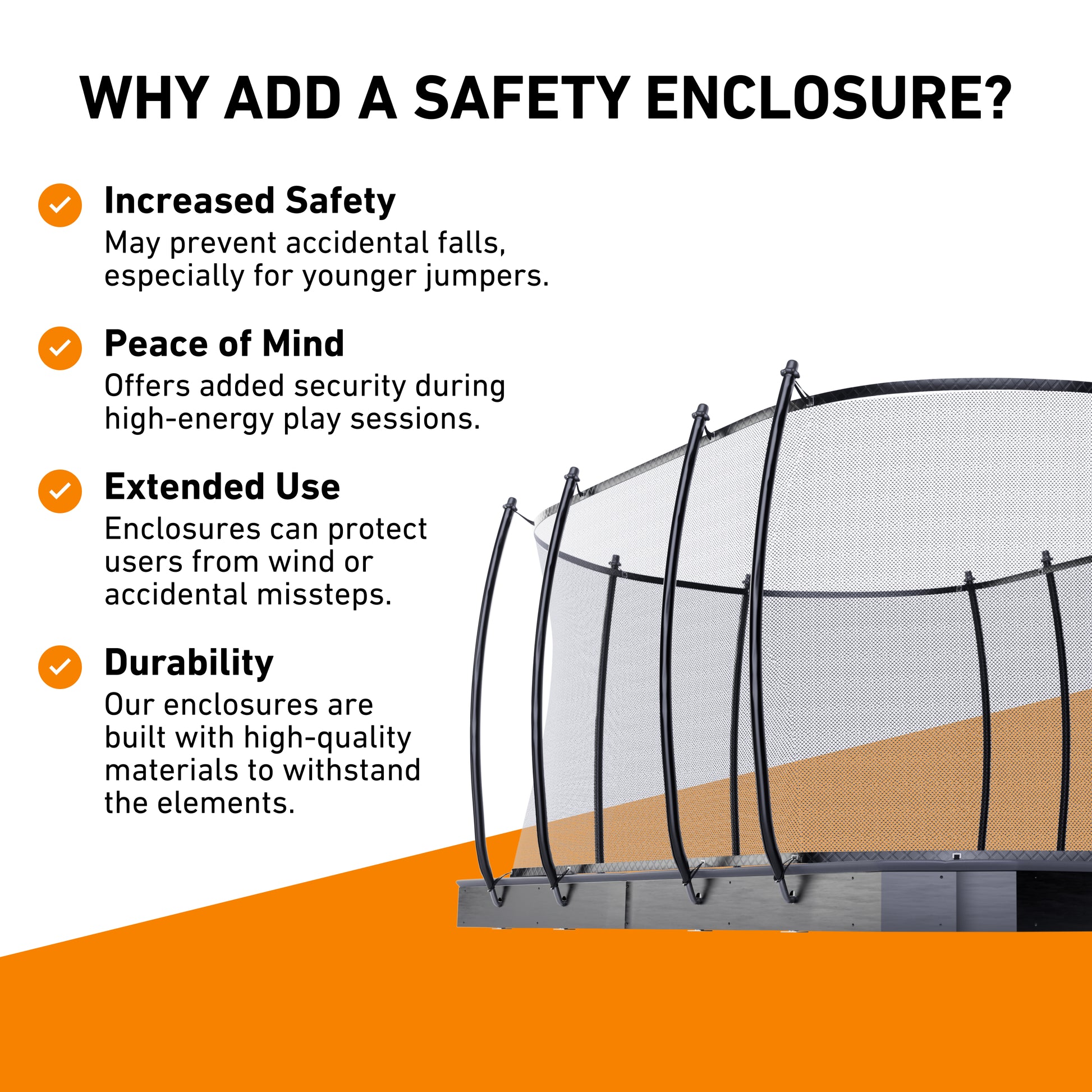 Rectangle Avyna Pro Line Trampoline inground