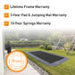 Rectangle Avyna Pro Line Trampoline inground