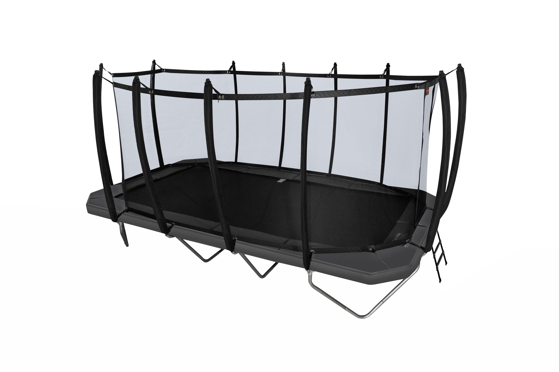 10'x17' Rectangle Above Ground Trampoline with Safety Net